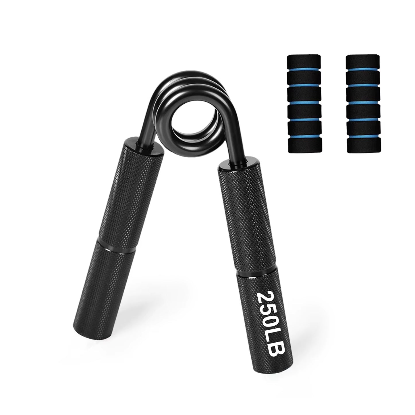 Grip Strength Trainer 50-300Lbs 1PC Fitness Metal Hand Gripper Non-Slip Forearm Muscle Exerciser Hand Rehabilitation Exercising