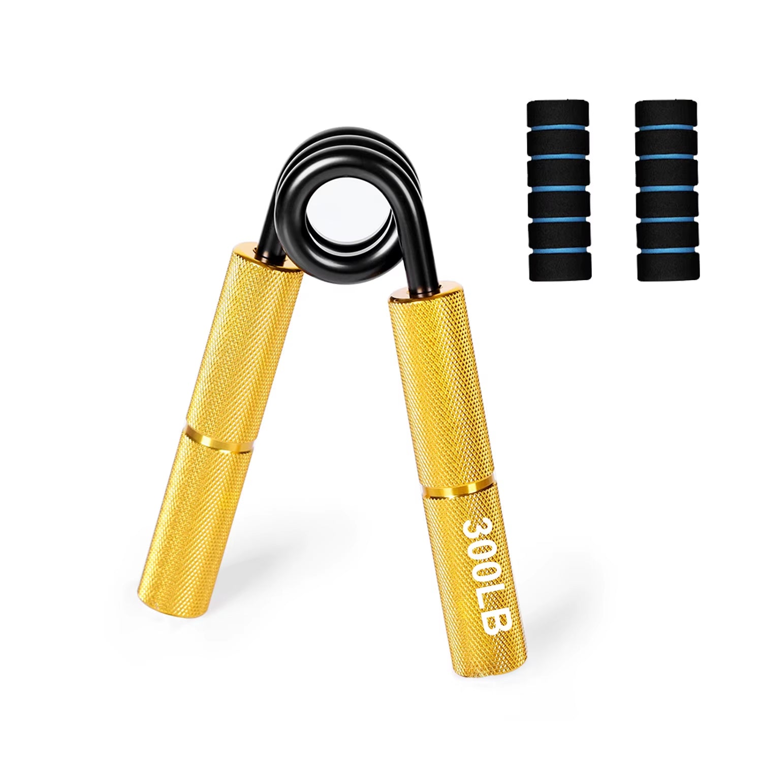 Grip Strength Trainer 50-300Lbs 1PC Fitness Metal Hand Gripper Non-Slip Forearm Muscle Exerciser Hand Rehabilitation Exercising