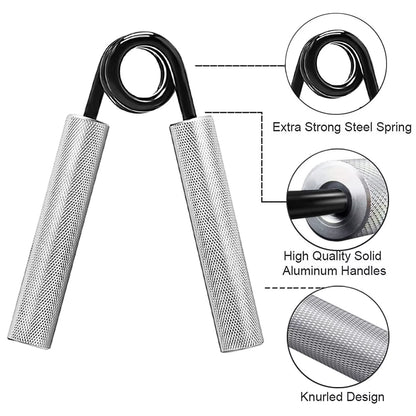 Grip Strength Trainer 50-300Lbs 1PC Fitness Metal Hand Gripper Non-Slip Forearm Muscle Exerciser Hand Rehabilitation Exercising